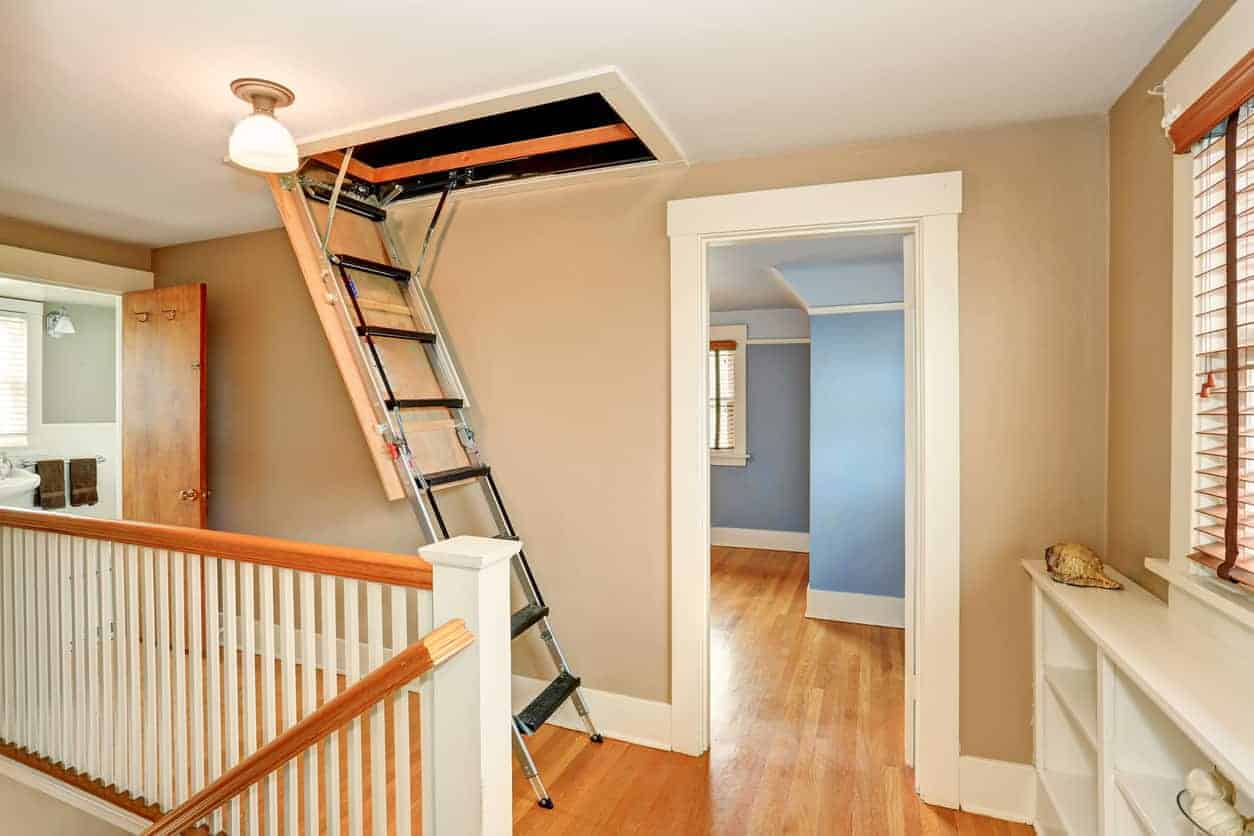 open attic hatch